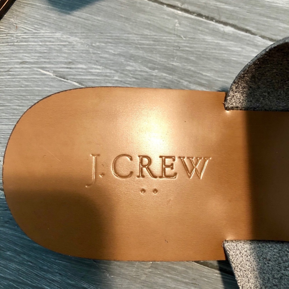 Last 2 Pairs New J Crew Sandals Two Tone - Picture 3 of 5